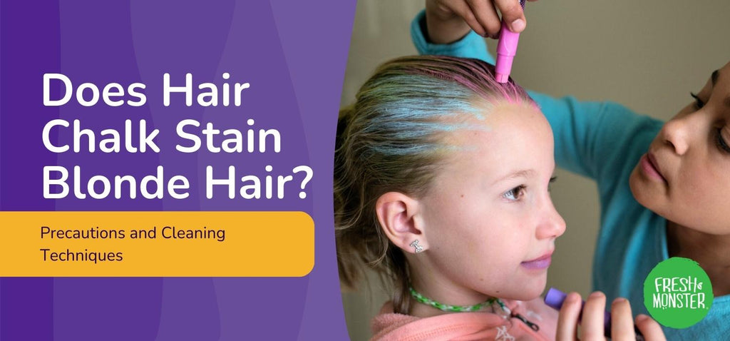 Does Hair Chalk Stain Blonde Hair? Precautions and Cleaning Techniques