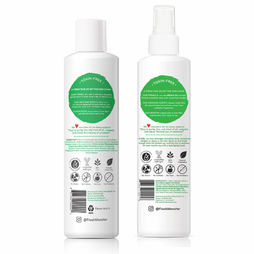 Watermelon Clean Watermelon Clean & Soft Bundle (2-in-1 + Detangler)